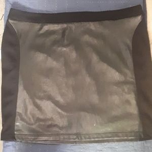 Addition Elle faux leather paneled pencil skirt